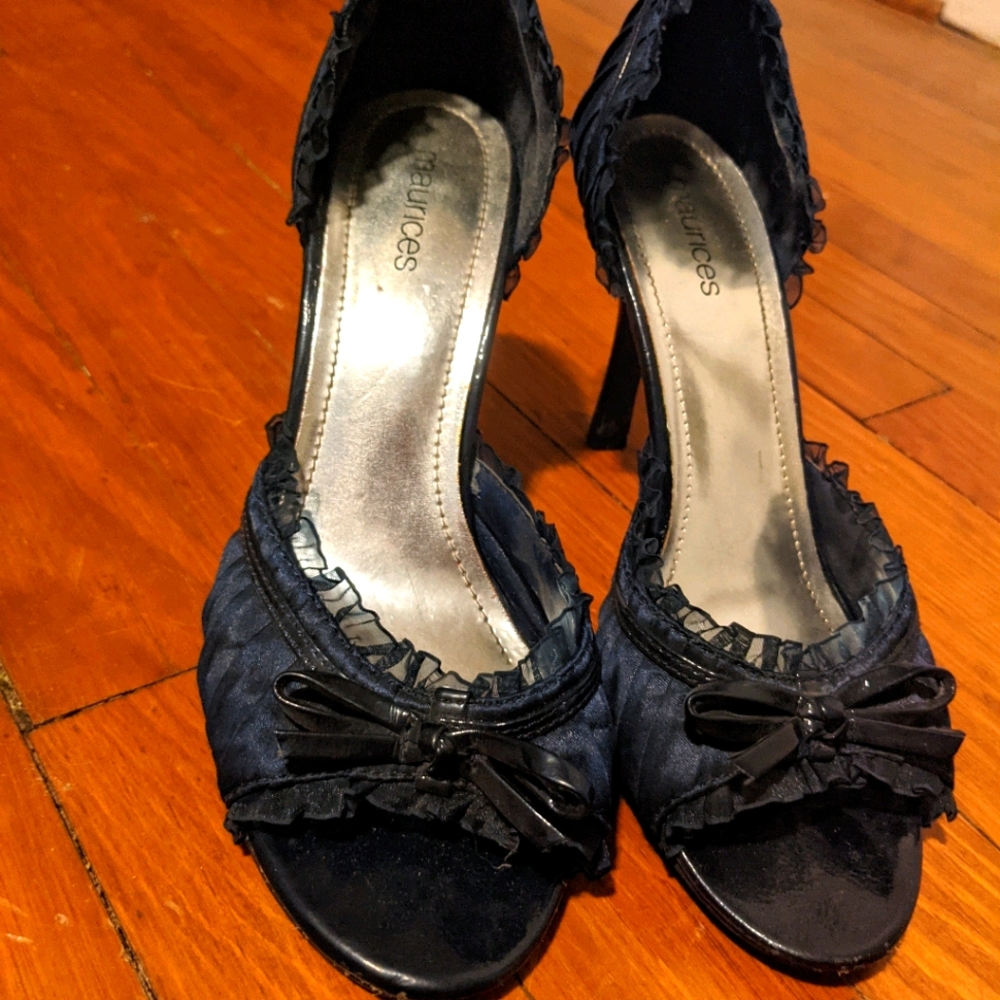 Open toe heels